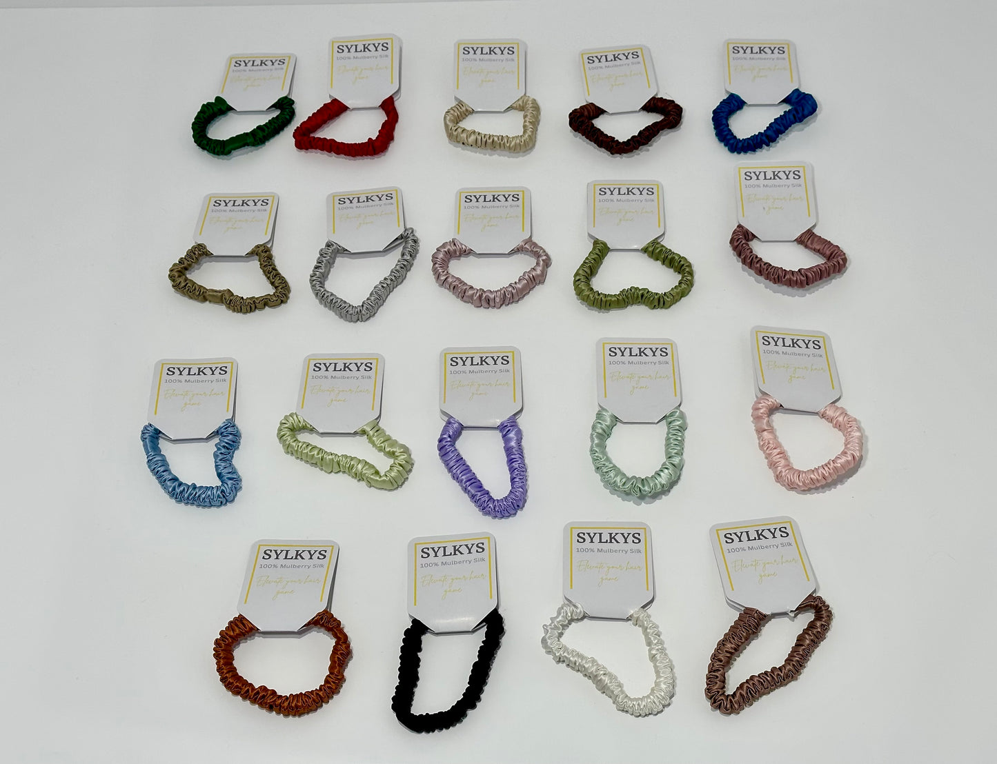Mini Silk Scrunchies