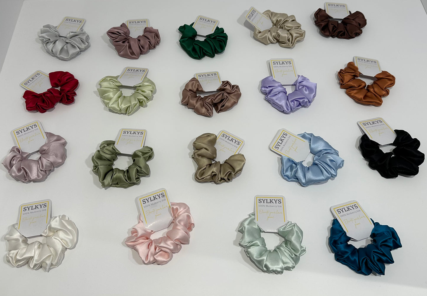 Classic Silk Scrunchies