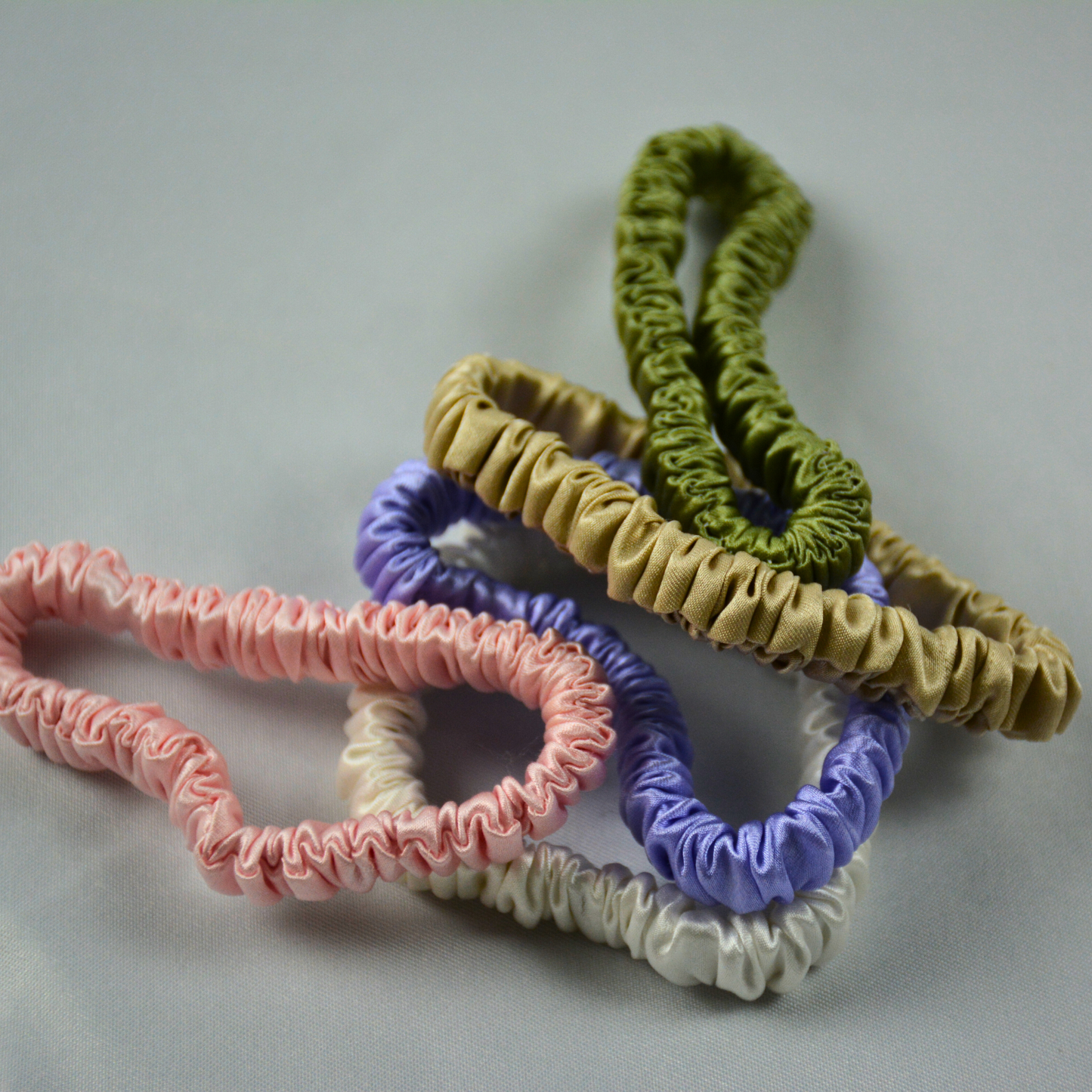 Silk Hair Scrunchies Sets