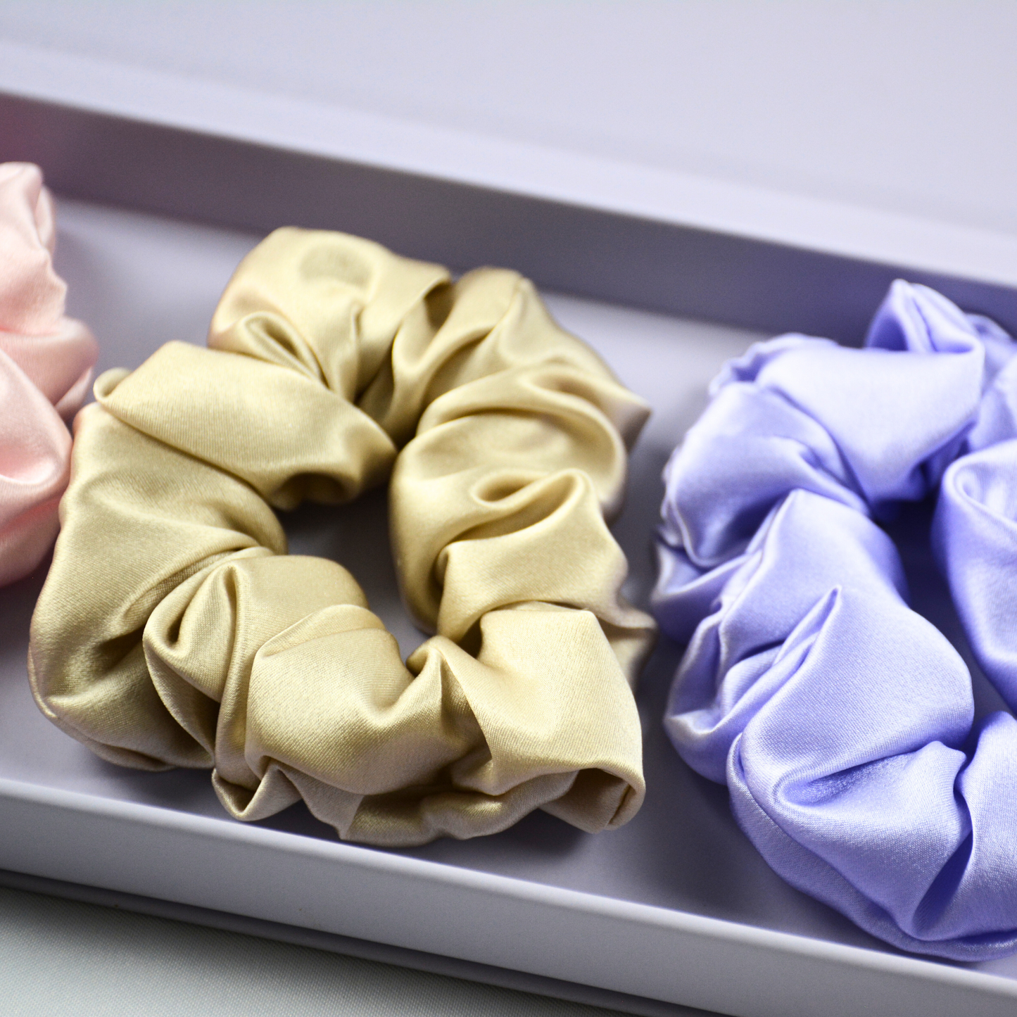 Silk Hair Scrunchies Sets