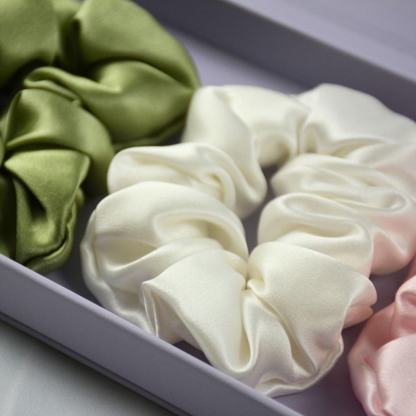 Silk Hair Scrunchies Sets