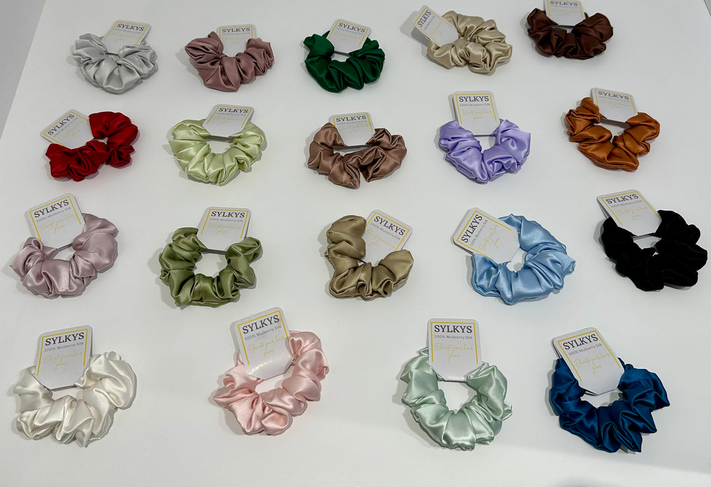 Classic Silk Scrunchies